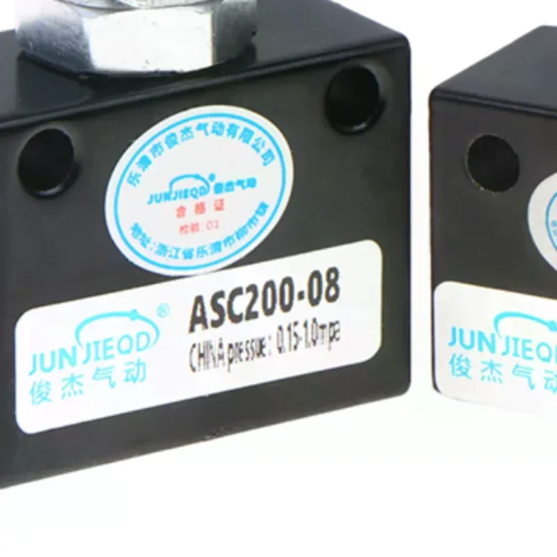 Flow Control Valve No Air Leakage ASC100-06 1/8'' ASC200-08 1/4'' ASC300-10 3/8'' for Packaging Equipment Pneumatic Systems