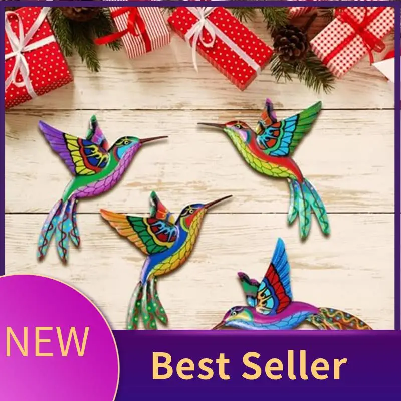 

ABLU-металлическая птица Настенный декор Настенные художественные украшения Яркий орнамент Искусство 3D Скульптура Подвесная для гостиной Спальня Прочный
