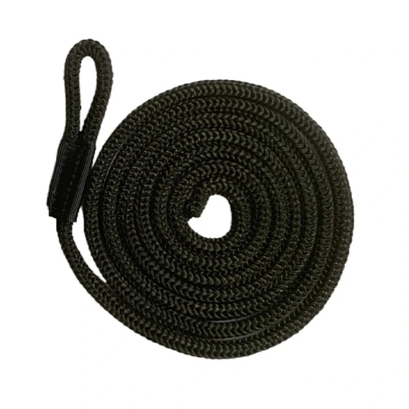 5FT BumpersWhipsเชือกDocking DoubleBraided Marine FendersLine EyeเรือMooring Lineสำหรับอุปกรณ์เรือยอชท์ทนทาน