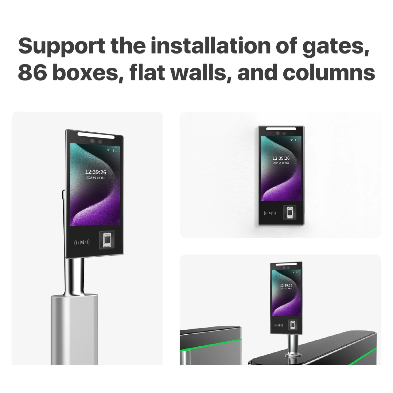 FCV4907 防水指紋認証出席機 NFCスキャナー ナイトビジョン 顔認証 Linuxアクセス制御 無料SDK OEM ODM
