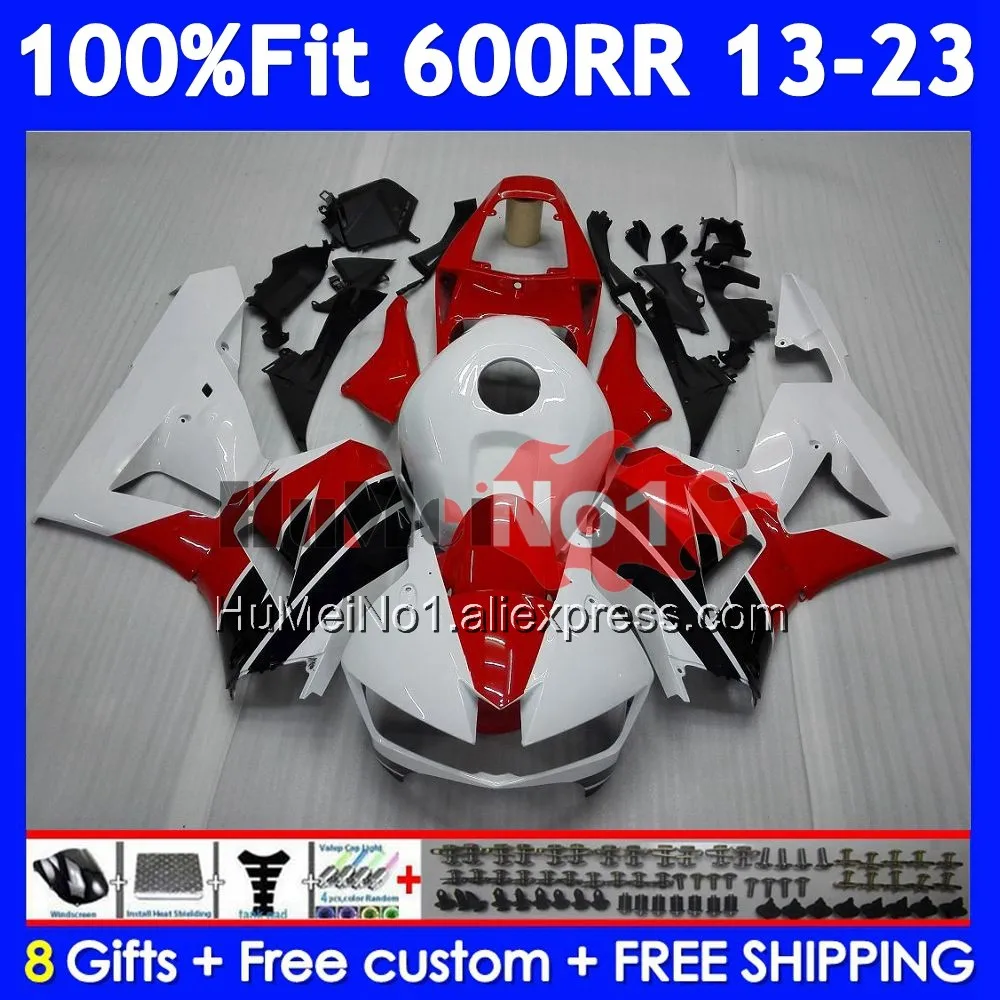 Body For HONDA CBR600 Red blk white CBR 600RR 600 RR CC 32No.18 CBR600RR F5 13 14 15 16 17 2018 2019 2020 2021 2022 2023 Fairing