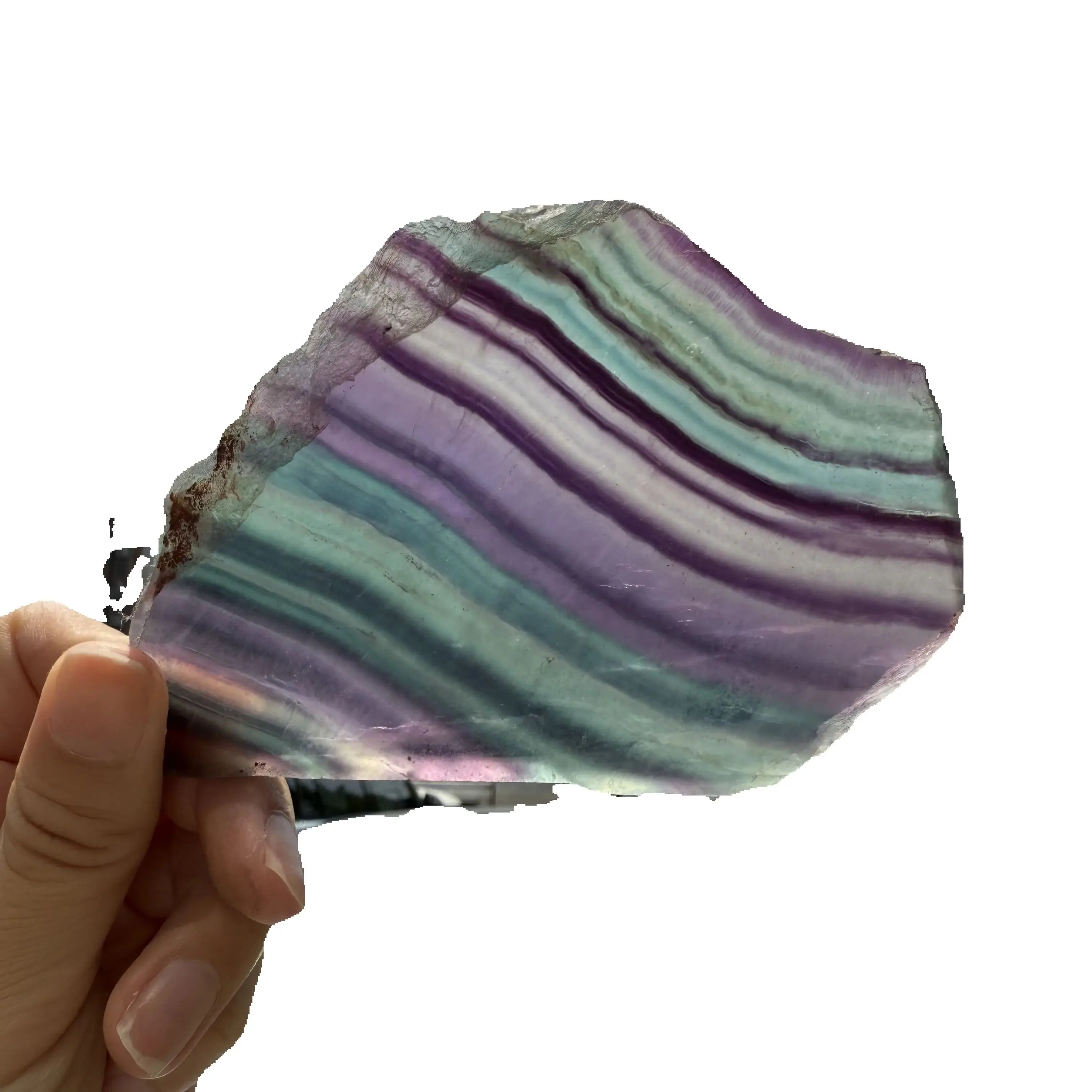 Natural Colorful Fluorite Irregular Polyhedral Mineral Quartz Energy Aura Treat Meditation Feng Shui Home Aquarium Decoration
