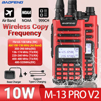 2PCS BaoFeng M-13 Pro V2 Walkie Talkie Long Range 2S Copy Waterproof Type-C Charge High Power UV-5R 5RH UV13 UV-9R Two Way Radio