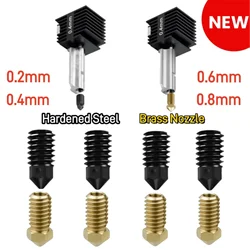 For Bambu Lab A1 Accessories Bambu Lab A1 Mini Nozzle Kit Brass Hardened Steel 0.2 0.4 0.6 0.8 For Bambulab A1 Upgrade Hotend