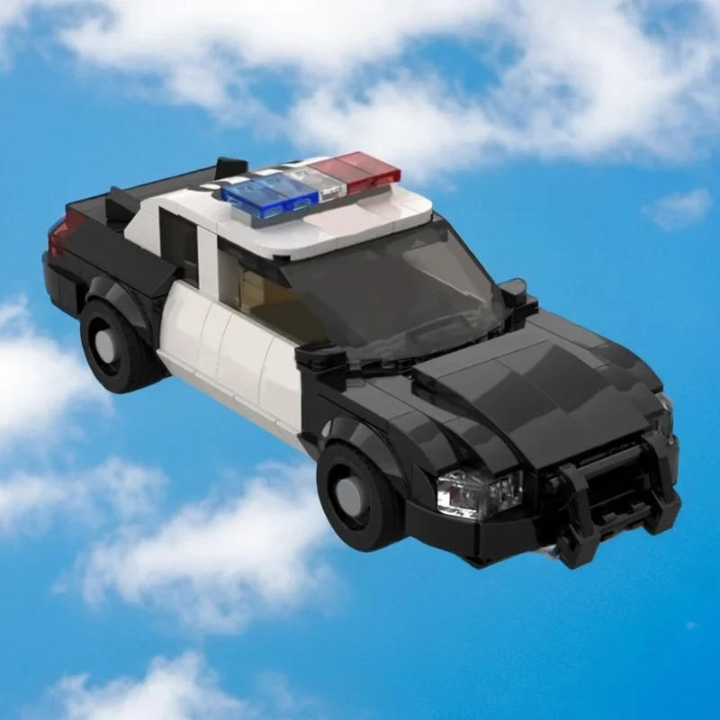 

331PCS MOC Space Battle Classic Pickup Crown Victoria Police Interceptor Cruiser La Model DIY Assembly Building Blocks Gift Home