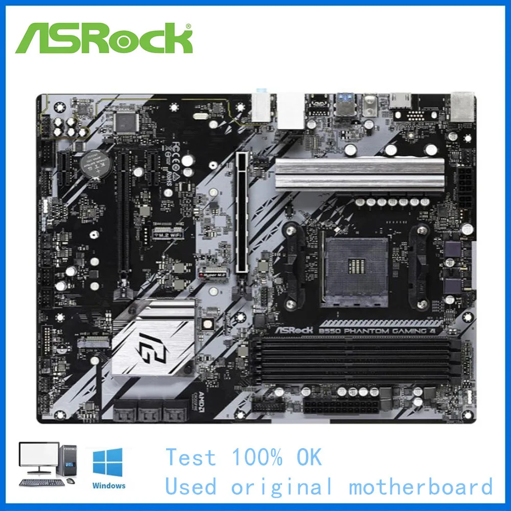 

B550 Phantom Gaming 4 Motherboard AM4 D4