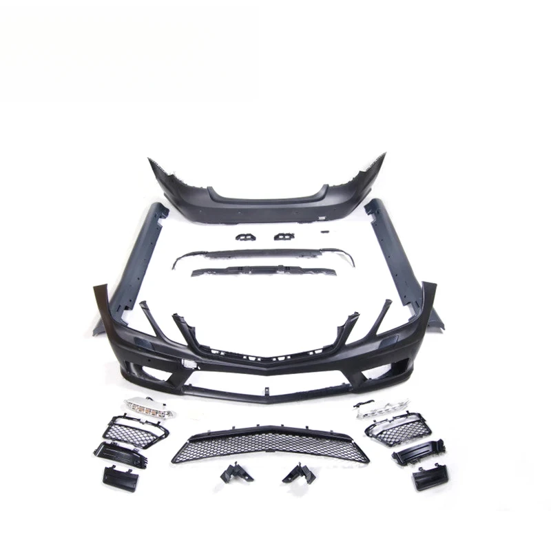 

E CLASS W212 a Style Body Kit Боковая юбка E260 E200L до E63 Передний бампер и задний диффузор Наконечники выхлопной системы Материал PP Подтяжка лица