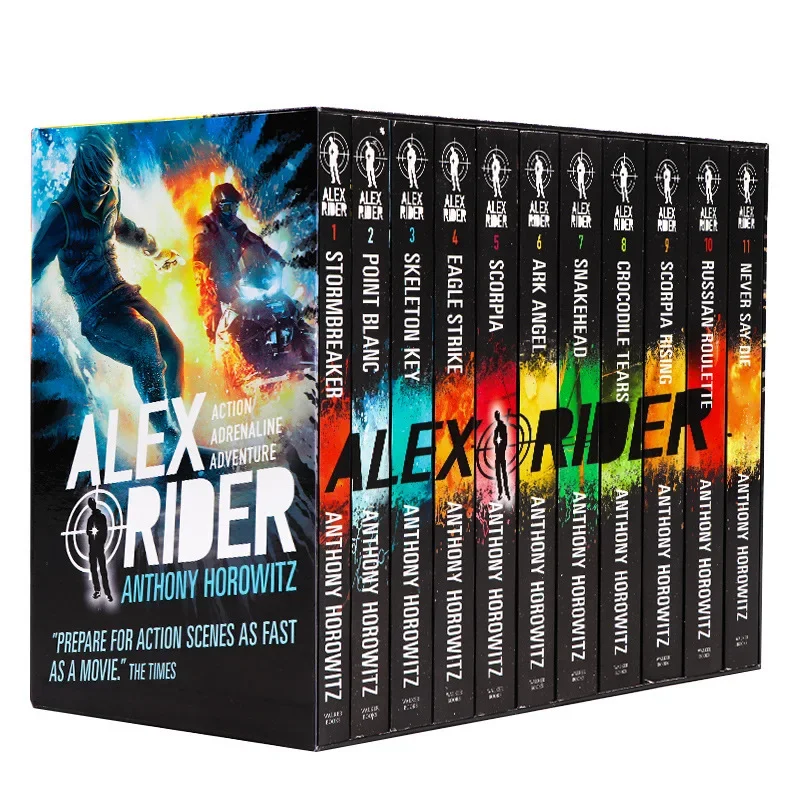 13 Books English Novel AlexRiderTheBookCollection English Books for Children The Complete Alex Rider Anniversary Collection