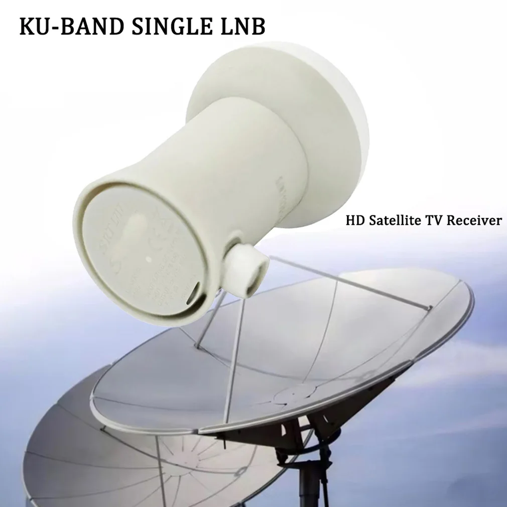 

10 шт. 9.75/10.6 KU LNB1 Выходной цифровой линейный преобразователь, универсальный KU-BAND LNB для одной антенны, Full HD, для приема спутникового телевидения, оптом