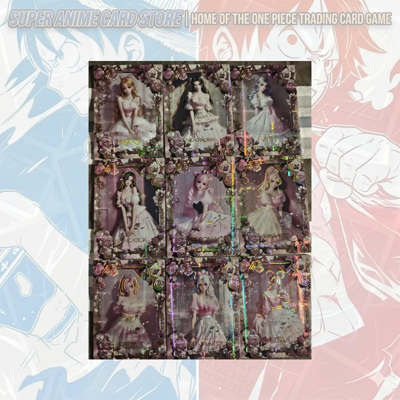 Japanese Anime YY ONE PIECE MR SH XM KR DHR ES Nico Robin Shirahoshi Carrot Vinsmoke Reiju Nefertari D. Vivi Collectible Cards