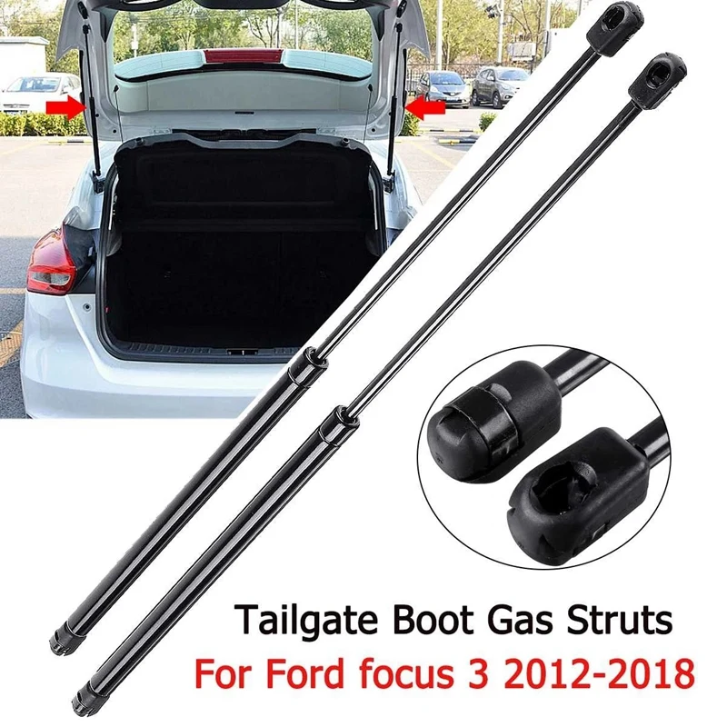 

2Pcs Car Rear Tailgate Hatch Lift Boot Gas Support Struts Bar Gas Shock Spring Replacement for Ford Focus MK3 2012-2018