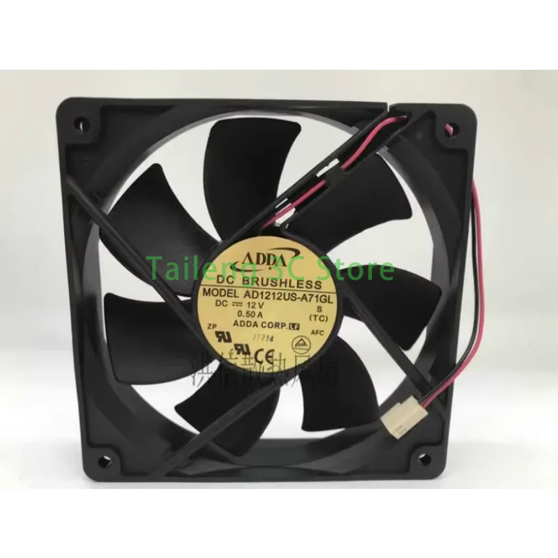 

FOR ADDA 12V 0.50A 12CM AD1212US-A71GL 12025 air volume chassis fan cooling fan