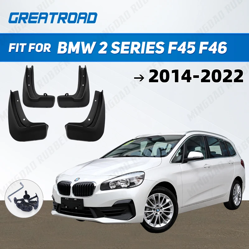 For BMW 2 SERIES F45 F46 2014 - 2022 2015 2016 2017 2018 Car Mudflaps Mud Flaps Splash Guards Mudguards Flap Fender Accessories