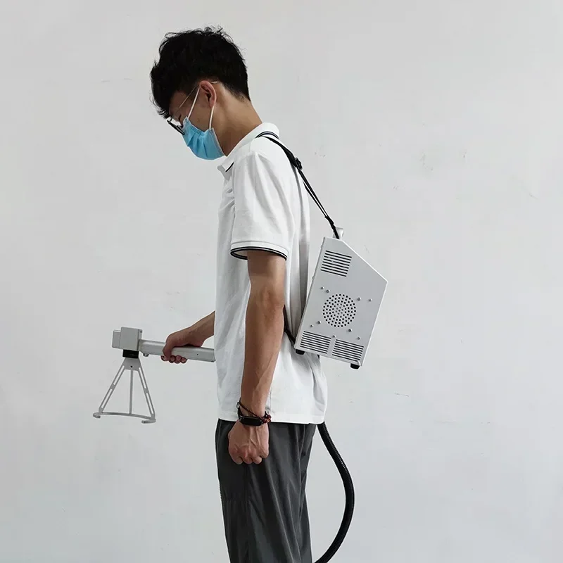 

BBackpack laser portable metal marking machine