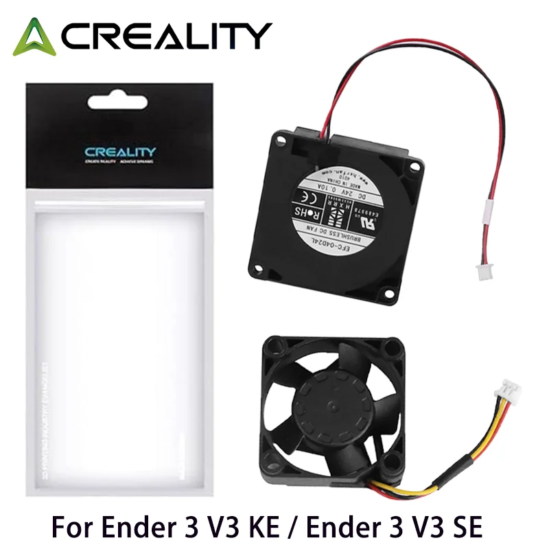 Creality Original Ender3 V3 SE Lüfter 24 V Set, 2510 Axiallüfter und 4010 Teil Lüfter für Ender-3 V3 SE/Ender-3 V3 KE 3D-Drucker – Detail 1