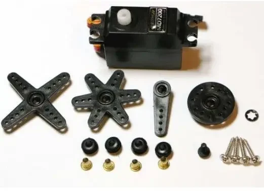 Henge MD7200 Digital Tail Servo for Trex 450 500 RC Helicopter s9257 FUTABA 7200/ tarot 680 foldable landing TL2839