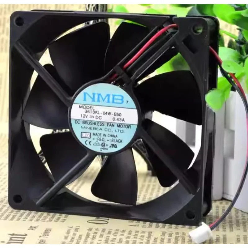 Original New Cooler Fan for NMB 3610KL-04W-B50/B59 9225 12V 0.43A 3K UPS Dedicated Fan 92 * 92 * 25MM