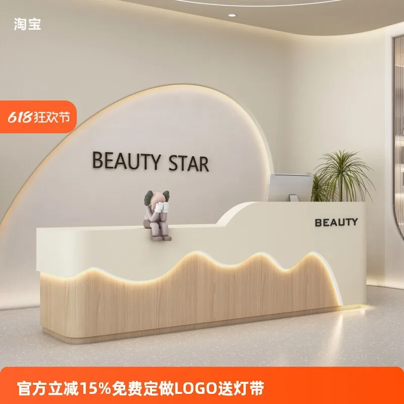 

Beauty salon checkout page Clothing store New bar Barber shop Training institution Reception desk