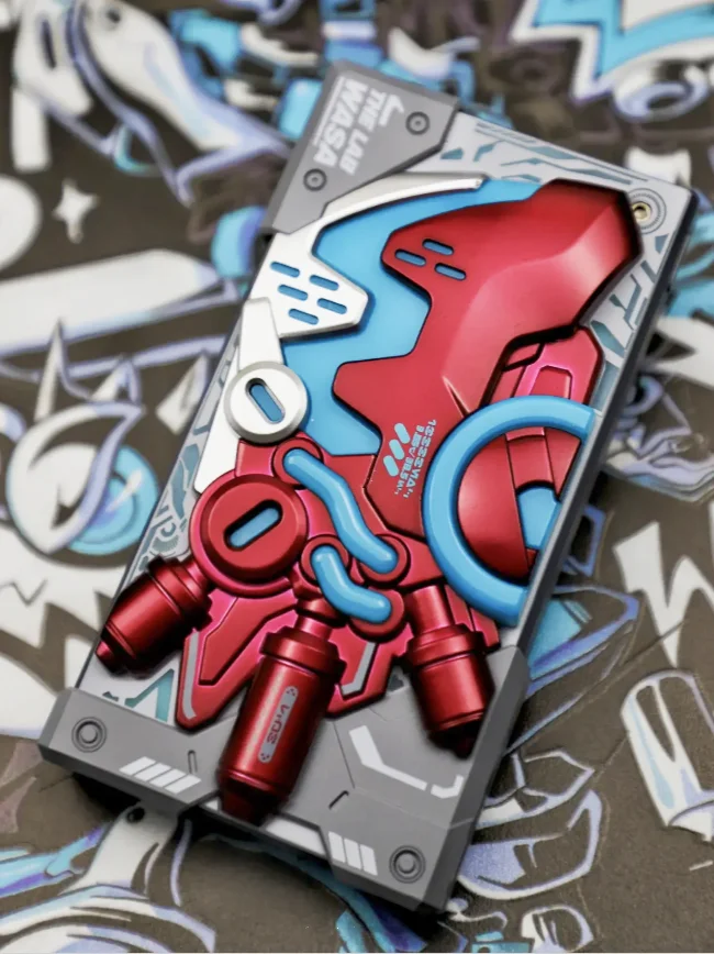 THE LAB E-Model Crane WASA Half Crush Chameleon Mobile Power Bank 10000mah Cyber Punk Assemble Luminous Fast Charging Power Bank