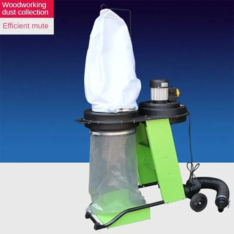 DC-100 Woodworking Vacuum Cleaner Industrial Dust Separator Wood Vacuum Cleaner Carving Machine Workshop Bag Dust Collector