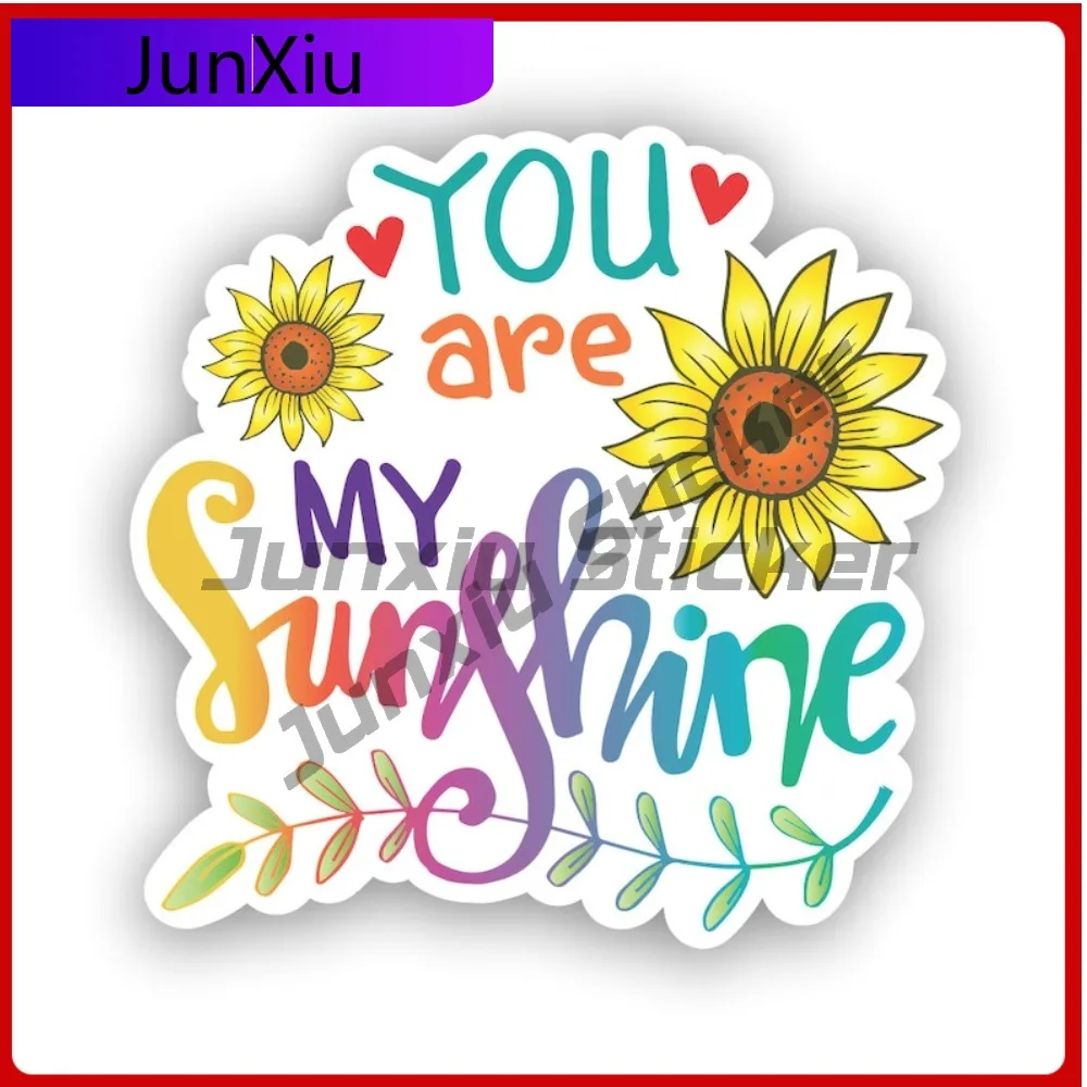 

You Are My Sunshine Sticker Anti Scratch Exterior Reflective Decal Accessories For Car Truck Suv Camper Windshield Bumper Lapto