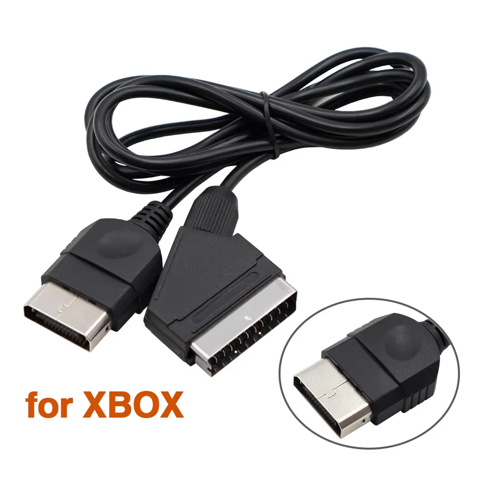 Kabel Scart 1,8 m RGB do konsoli do gier wideo PS2/PS1/PS3/SEGA Mega Drive1/MD2/DC Dreamcast/Saturn/Xbox/Xbox 360 Retro — zdjęcie produktu 5