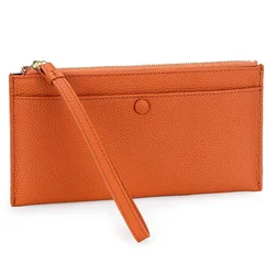 Women's Wristlet Wallet & Phone Holder Multi Credit Card Cellphone Organizer Clutch Bag W/Zipper Pockets