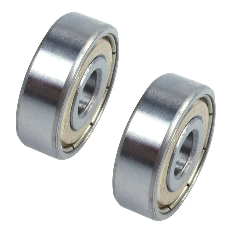 2X Silver Metal 627Z Deep Groove Ball Bearing Ball Bearing 7Mm X 22Mm X 8Mm