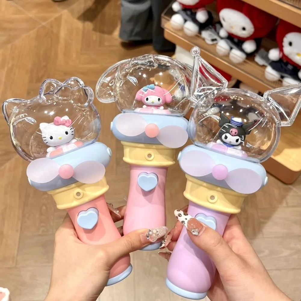 

Hellokitty Summer Bubble Series игрушки спрей-вентилятор слепая коробка Kuromi инструмент для пополнения воды мелодия ручной