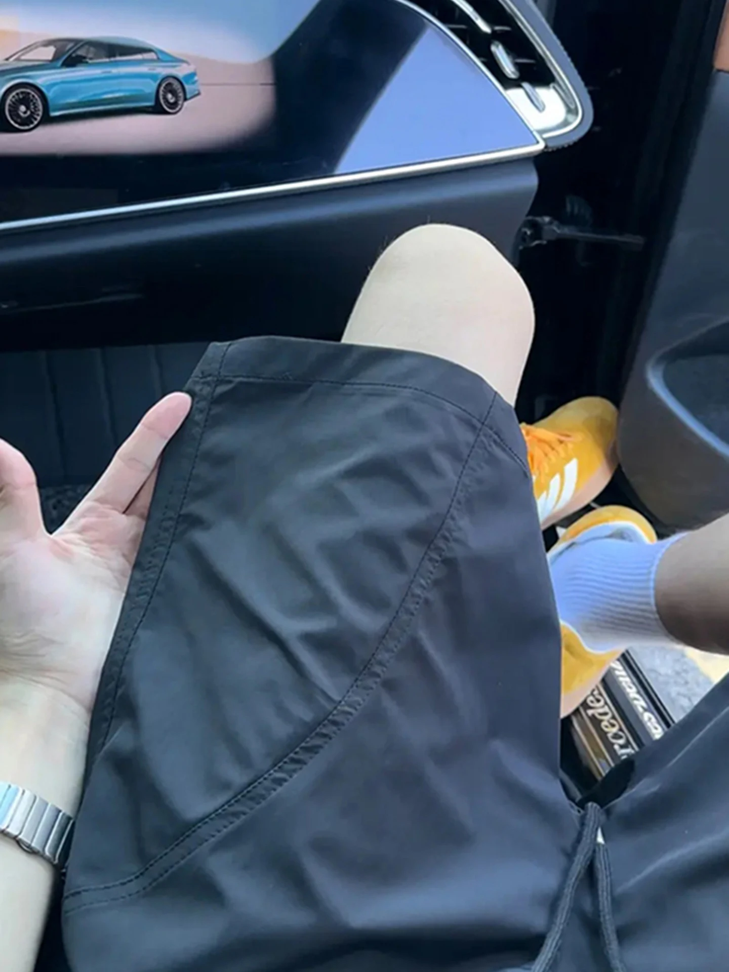 

Черные баскетбольные шорты в американском стиле с диагональным кроем для мужчин, летние, для занятий спортом на открытом воздухе, для бега, пляжные, быстросохнущие