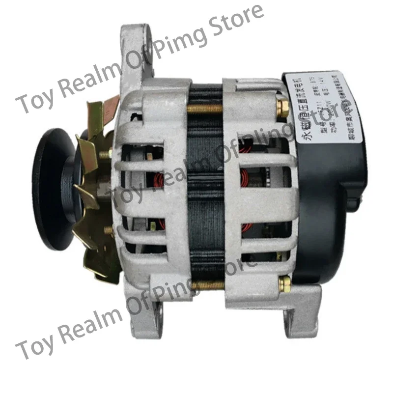 

2000W 12V 24V AC Permanent Magnet Brushless pure copper High Power Generator Alternator Pulley Type