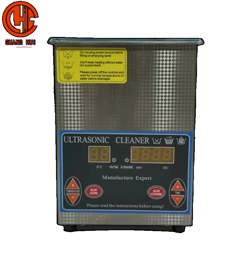 

【New】220V 60W Silver Color Digital Display Ultrasonic Cleaning Machine New Electric Ultrasonic Cleaner for Jewelry Tools Store