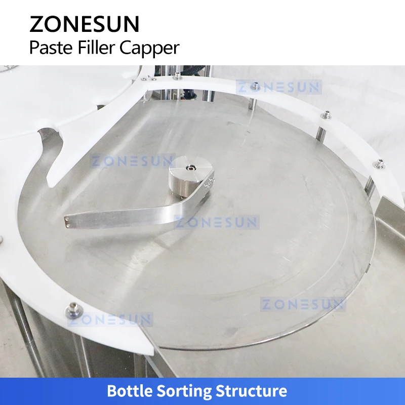 Zonesun ZS-AFC44 Máquina de enchimento e tampagem de garrafas com bomba mal ventilada Monobloco Máquina de embalagem cosmética de garrafas mal ventiladas