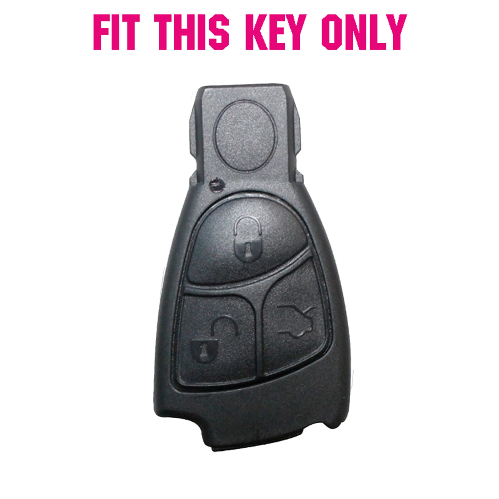 3-przyciskowy silikonowy pokrowiec na kluczyk samochodowy pasujący do Mercedes Benz CLS SL C E S CLASS Remote Smart Keyless Case Holder Protector