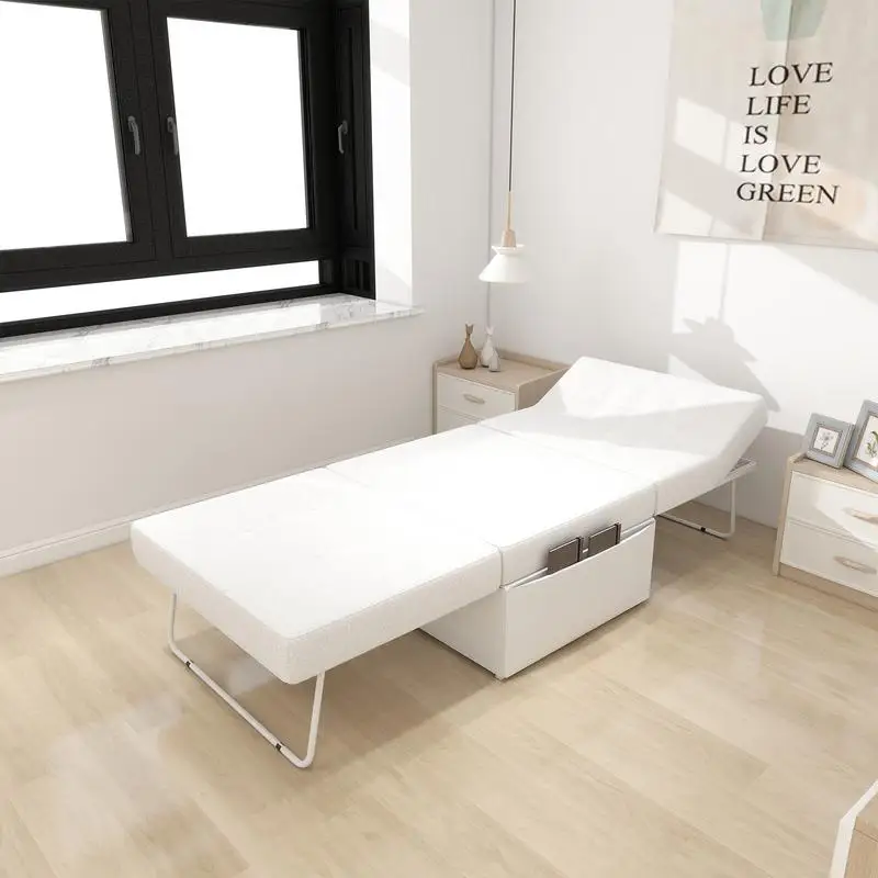 أريكة سرير قابلة للتحويل متعددة الوظائف، نائمة عثمانية قابلة للطي 4 في 1، مسند ظهر قابل للتعديل، تصميم حديث لغرفة المعيشة أو #1