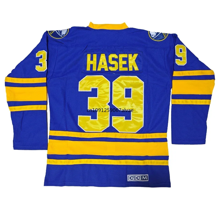 Dominik Hasek Jersey America Buffalo Retro Ice Hockey Jerseys 7 Rick Martin Jersey 10 Dale Hawerchuk Jersey All Stitch Us M-3XL