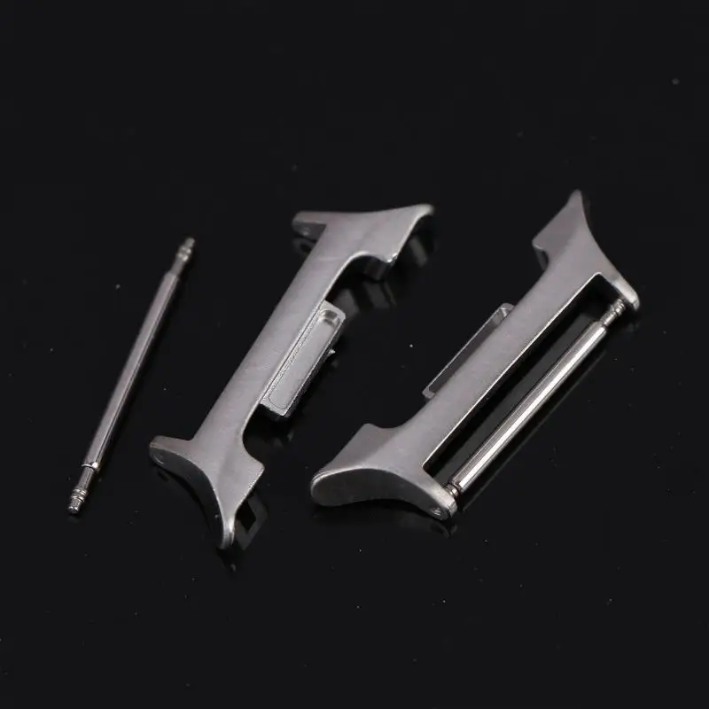 1Pair 2PCS Adapter For Galaxy Watch 8 Classic Stainless Steel Watchband Connector For Galaxy Watch 20/22/24mm Metal Adapters