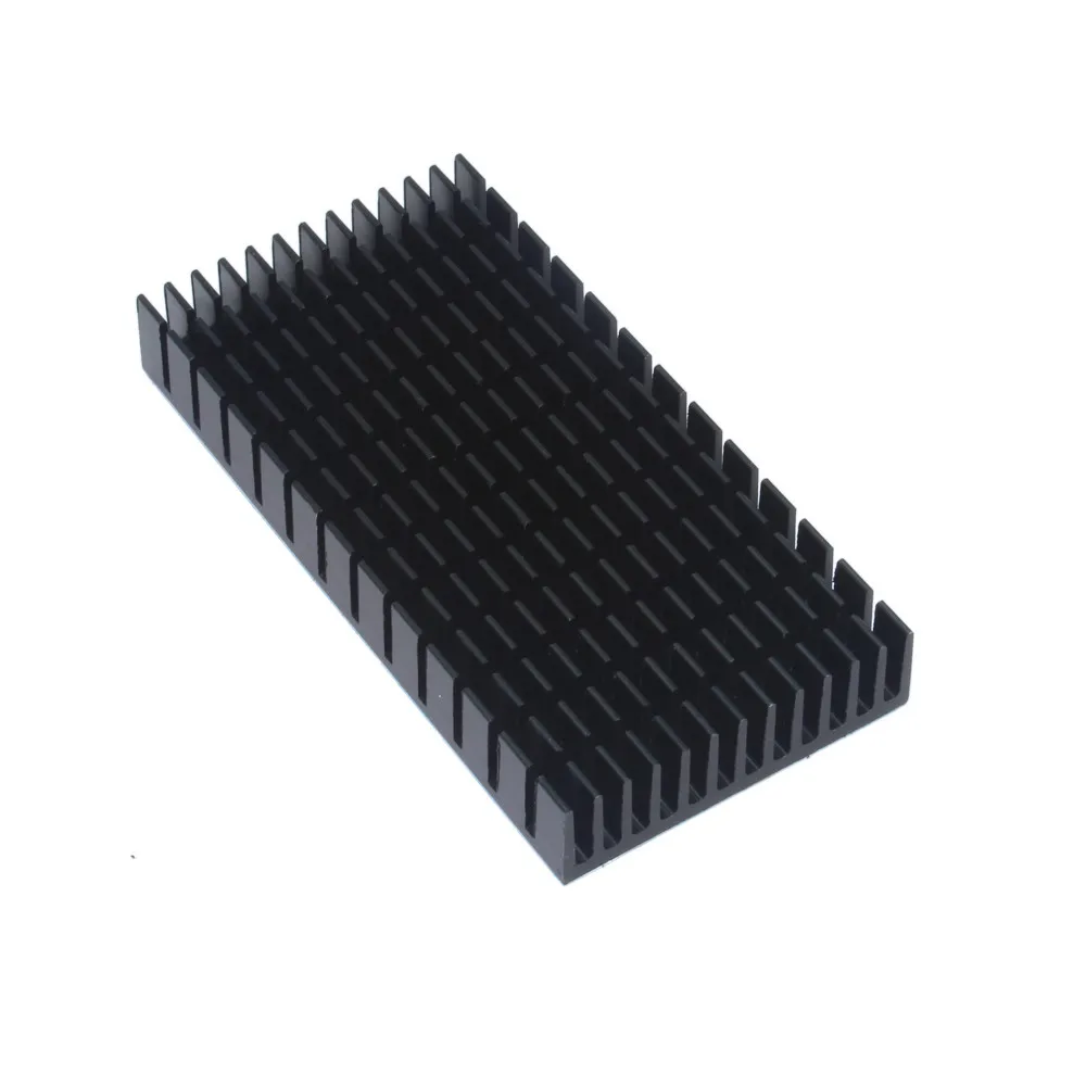 Disipador de calor de aluminio, radiador para Chip IC electrónico RAM, LED de refrigeración con cinta térmica, 80x40x11mm, 4 piezas