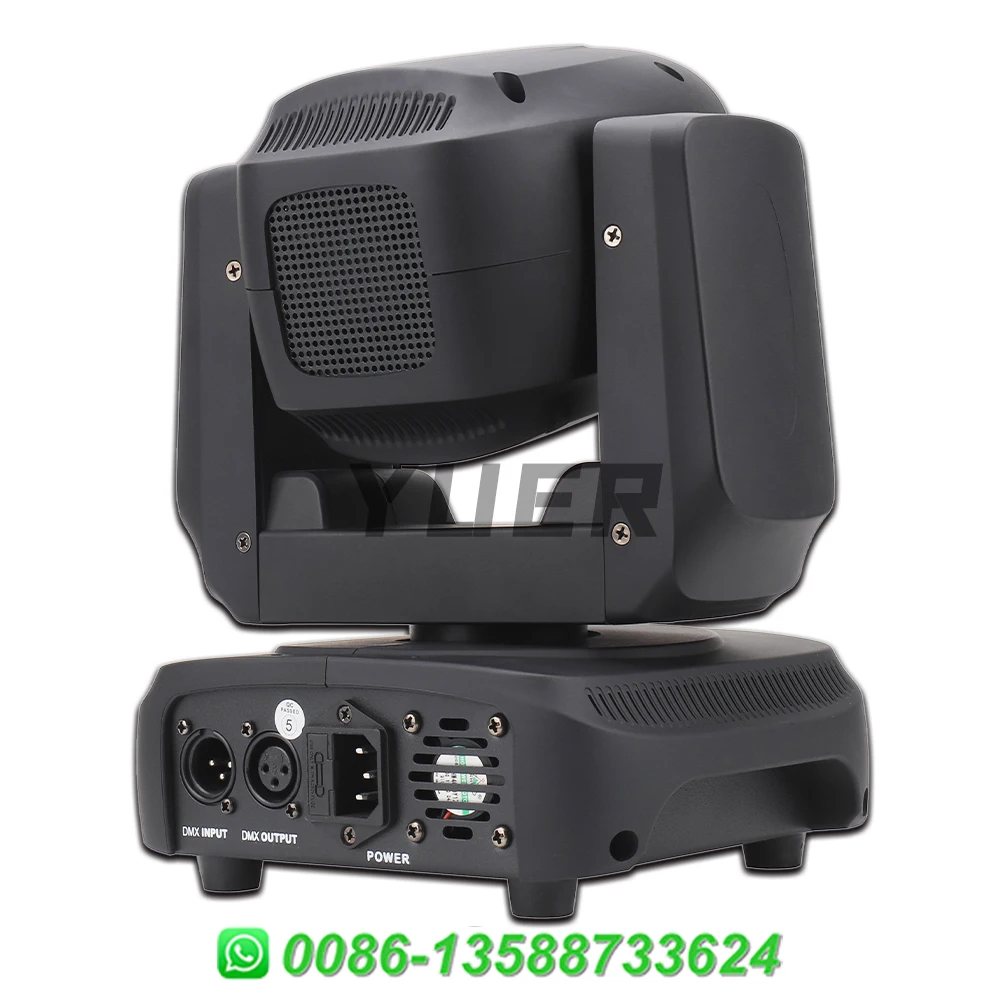 YUER 150W 8500K LED Spot Moving Head Light With Beam Pattern Prism Effect DMX For DJ Disco Party Club Show Stage Effects Lamp