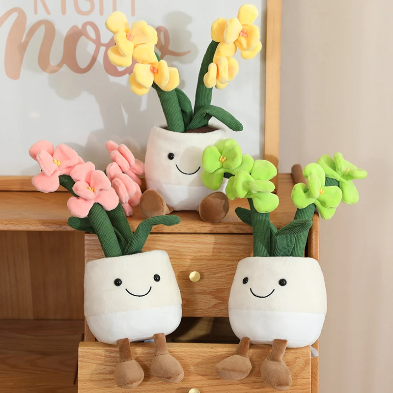 Jouet en peluche fleur artificielle 30cm, plantes vertes, Cactus tournesol, poupées douces pour filles et garçons, Kawaii, cadeau de noël, décoration de maison