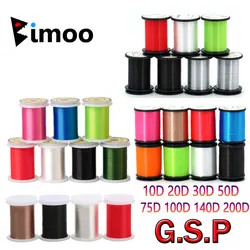 10D 20D 30D 50D 100D 75D 140D 200D GSP Fly Tying Polyethylene Floss Thread High Tensile Tying Line for Dry Wet Pike Streamer Fly