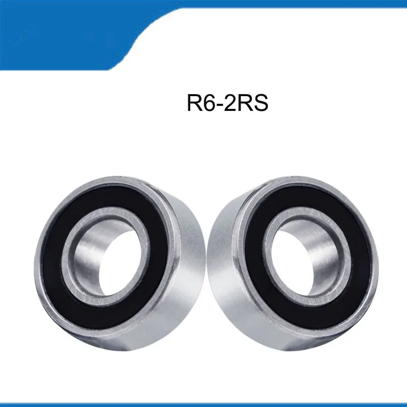 

10Pcs R6-2RS R6RS (9.525x22.22x7.14 MM) Hot Sell High Quality Corrosion Resist Deep Groove Miniature Ball Bearings ABEC-3