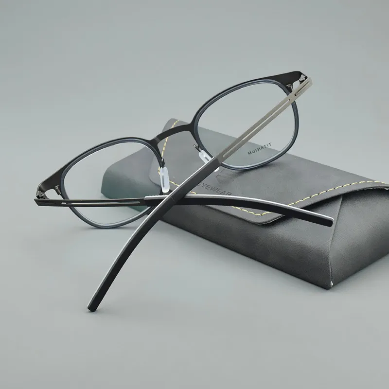 2024 Titanium Alloy Glasses Frames Men P8248 Eyewear Optical Prescription Glasses Frame Eyeglasses Round Myopia Retro spectacle