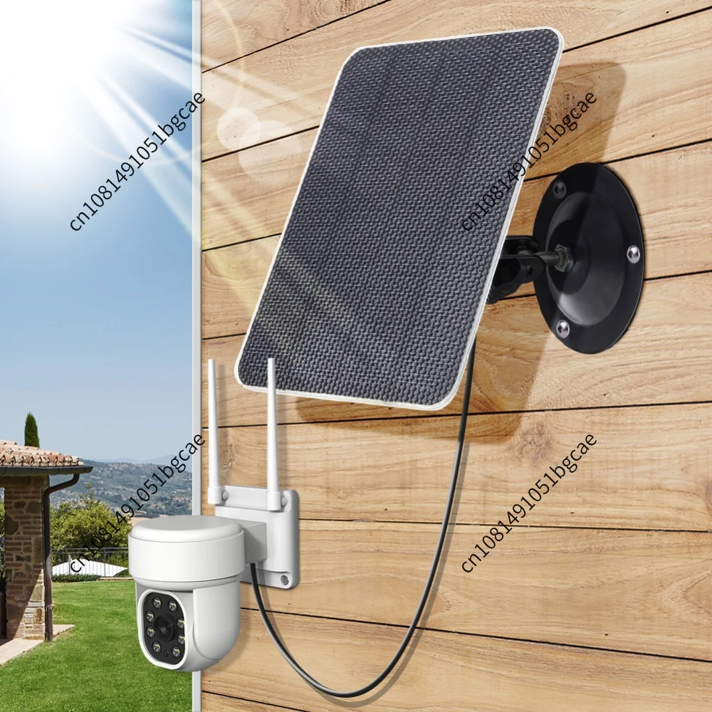Portable Solar Panel 3W 5V Power Supply Monocrystalline 360 Adjustable Bracket USB Wall Mount IPX6 for Doorbell Courtyard Lights