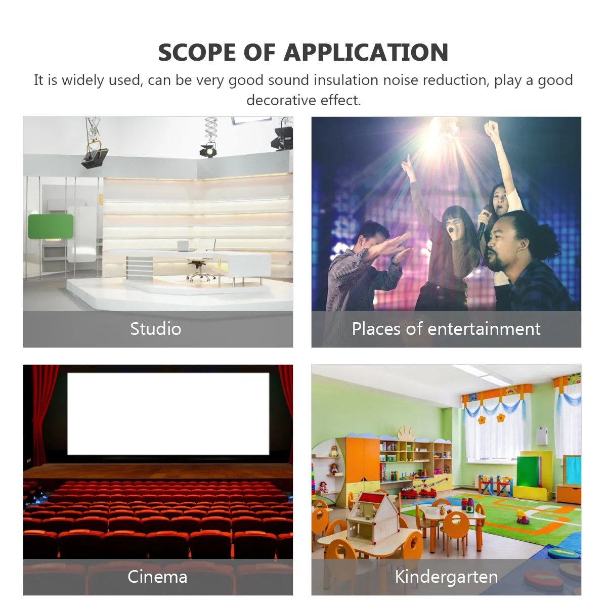 

6 шт. Самоклеящиеся войлочные акустические панели Easy Cut, серые, звукоизоляционные, для декора стен, для студии, офиса, звукопоглощающие
