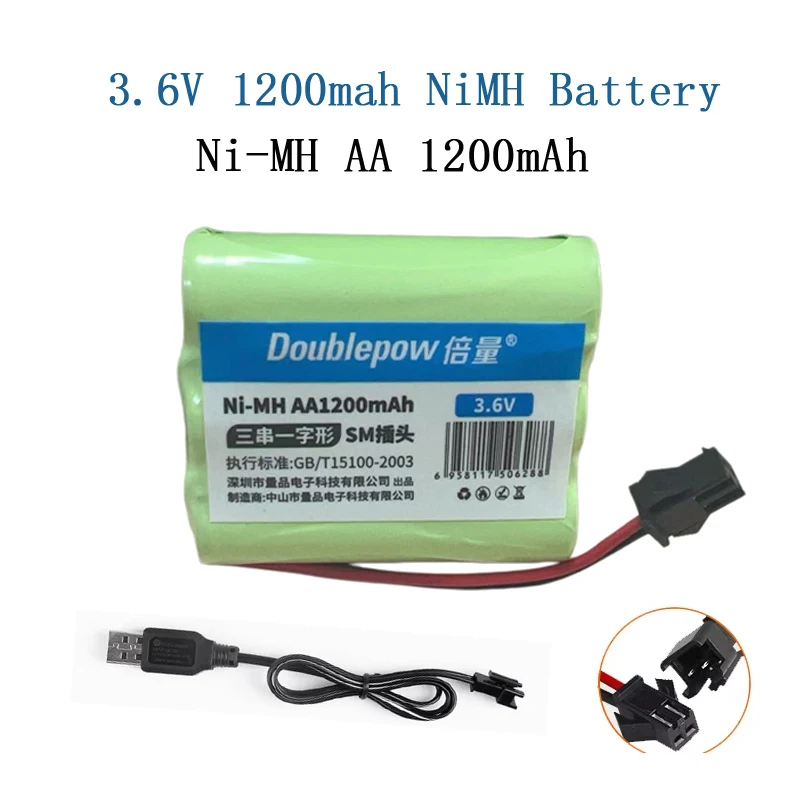 3.6V 1200Mah Nimh B…
