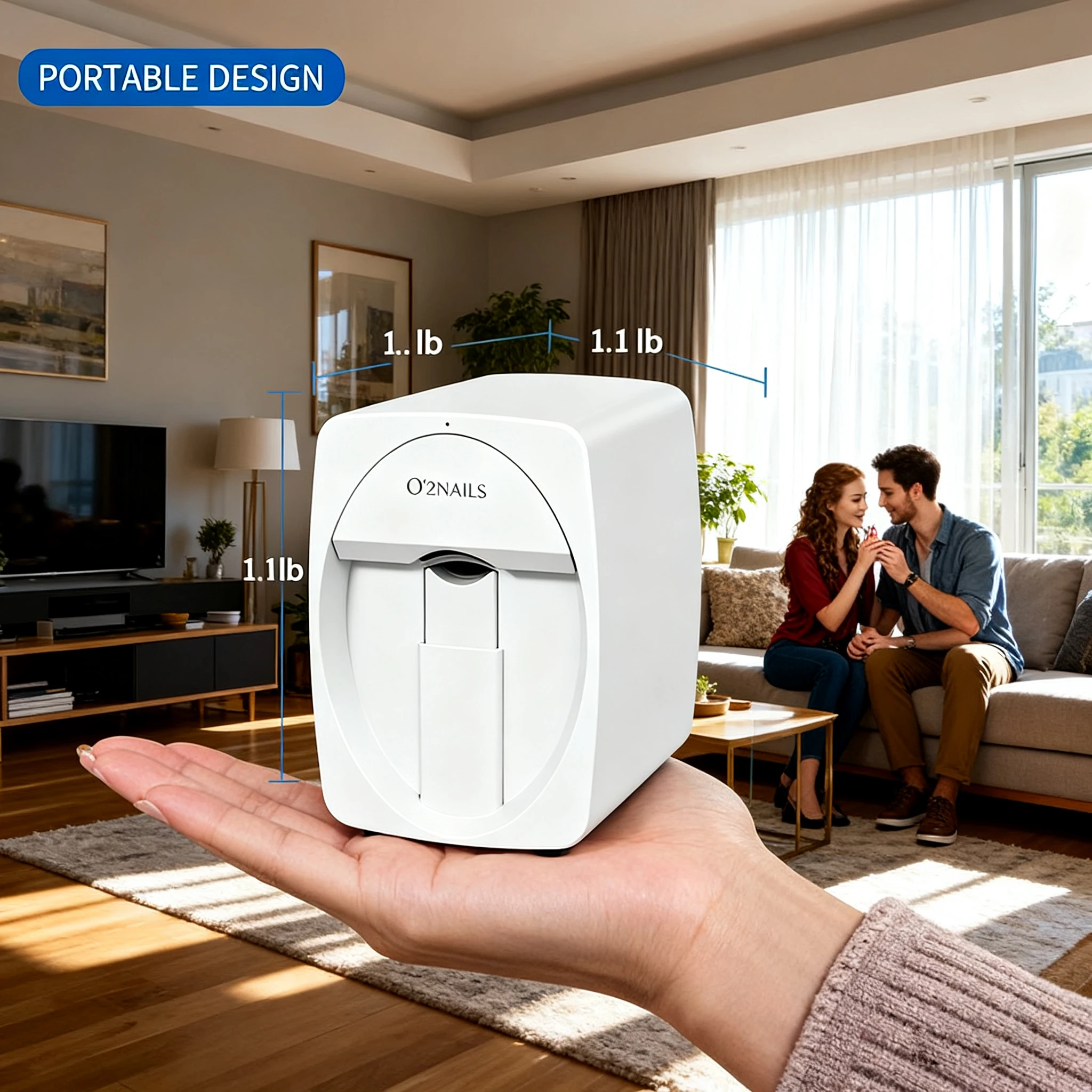 

Раскройте свое творчество с помощью 3D-принтера O2NAILS: точность 2400 точек на дюйм, подключение к Wi-Fi для неограниченного дизайна ногтей своими руками.