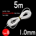 5m White 1.0mm B