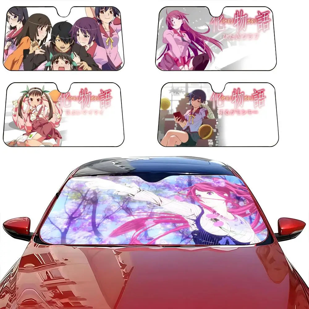 

B-Bakemonogatari Sun Visor Car sunshades, windshield sun visors, sun protection sunshades, novel car gifts.