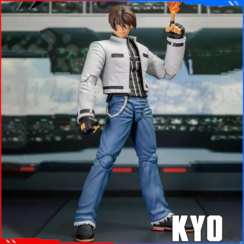 KO Storm Toys THE KING OF FIGHTERS Anime Figure KOF98 Kyo Kusanagi Action Figures 1/12 Scale Children Toys Decor Birthday Gift